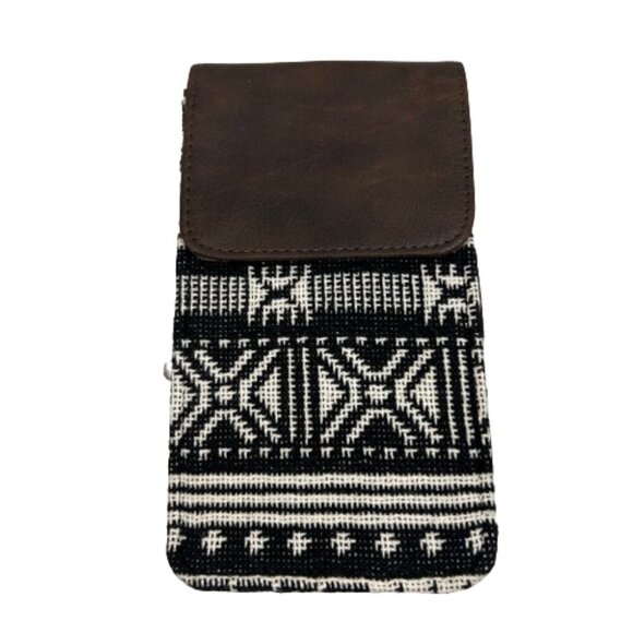 Thirty One Womens Call‎ Me Crossbody Bag Rio Weave Southwestern Aztec Western - Picture 1 of 11